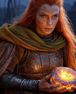 Elyra sealing Umbraeth with Heartstone